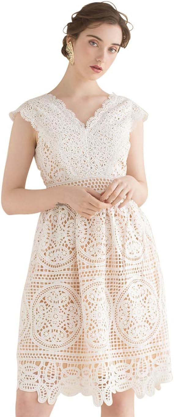 moonlit night cross back crochet cami dress