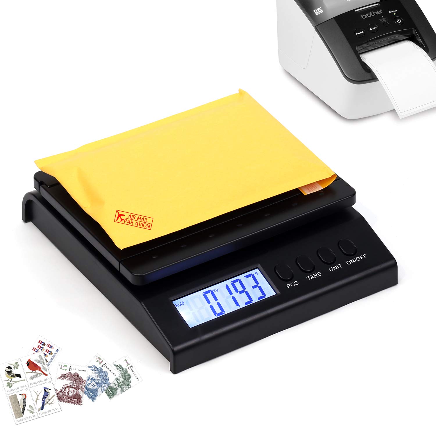 mail scale and printer