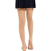 EVERSWE 2 Pairs Pack Women's Ballet Tights Ultra Soft Dance Leggings, Ladies' Convertible Transition Dance Tights