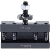 Accusize BXA Turning &amp; Facing Holder for 3/4 in Tools | Quick-Change Steel Holder for BXA Posts, Fits 1/4 in to 3/4 in Tool Bits, 0250-0201XL