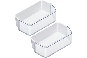 Edovaf UPGRADED DA97-12650A Refrigerator replacement Right Side shelves Replacement for Sam-sung RF260,RF261,RF263 Refrigerator Door Shelf Parts Replaces （TWO RIGHT SIDE