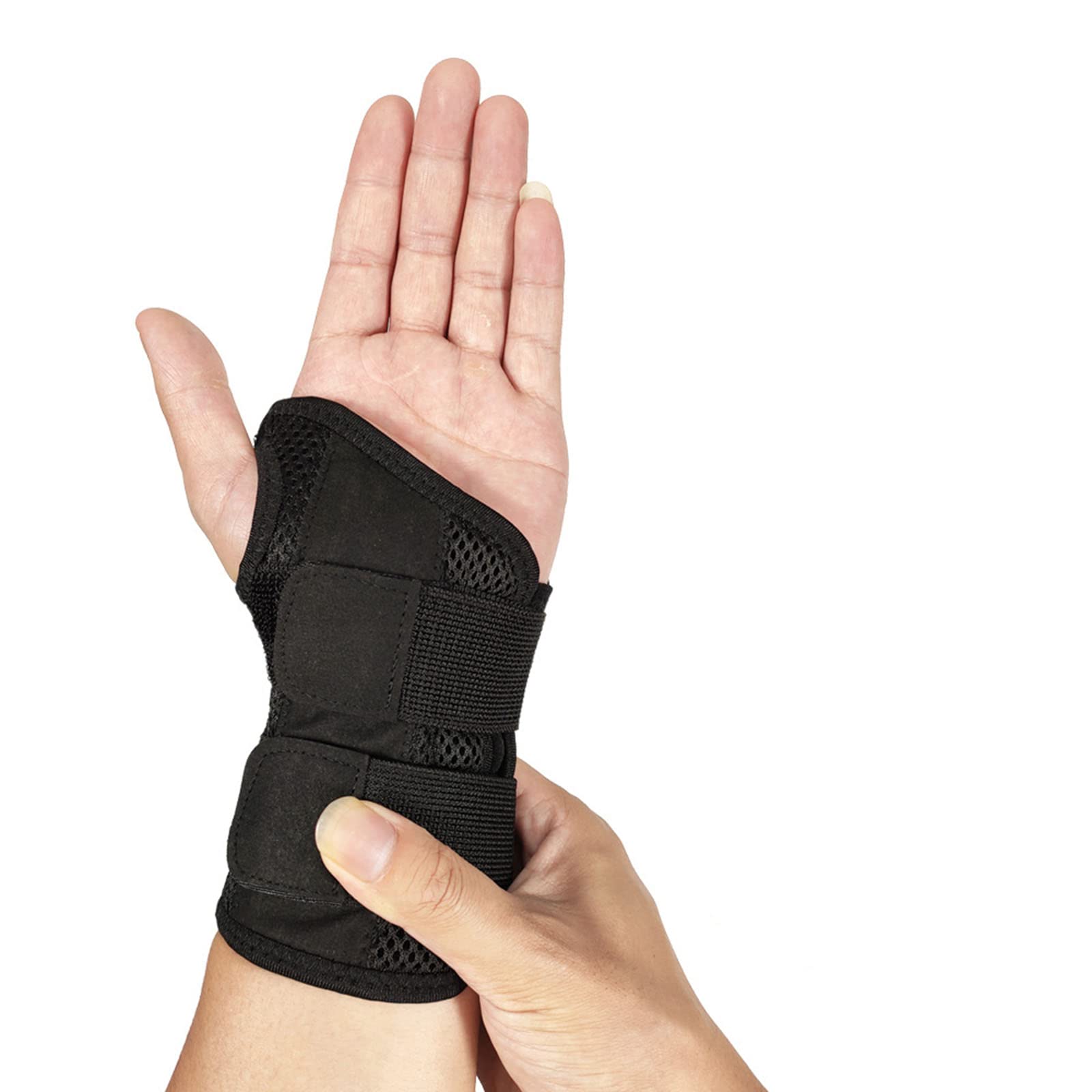 yuxiaoshi Wrist Support Brace Carpal Tunnel Wrist Splint Adjustable Wrist Strap for Tendonitis and Arthritis Pain Relief (Left Hand, L/XL)
