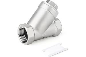 TAISHER 1PCS 304 Stainless Steel 3/8" NPT Female WYE Y Strainer Mesh Filter Valve CF8 WOG 800