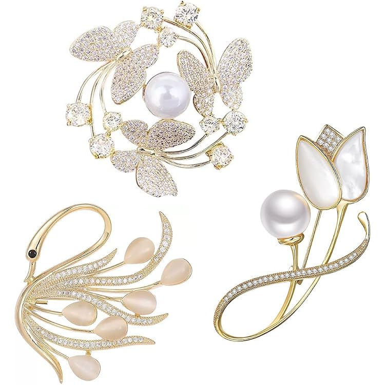 Broche Nœud En Strass Pour Femme - Bijou Vintage Argenté, Pour Fêtes, Cadeaux - 6