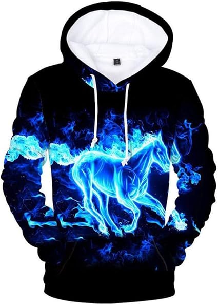 horse print hoodie