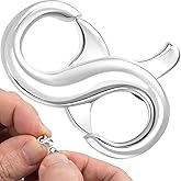 BEIQIYA Double Opening Lobster Claw Clasps, 925 Sterling Silver Jewelry Clasps for Jewelry Making, Necklace Bracelet Extender DIY Accessories for Women