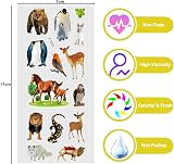 Vicloon 3D Stickers for Kids 12Pcs Puffy Animal Stickers 3D PVC view 2