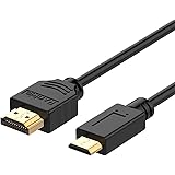 Mini HDMI to HDMI Cable, Rankie High-Speed Mini-HDMI to HDMI Cable - 6 Feet (Black) - R1110