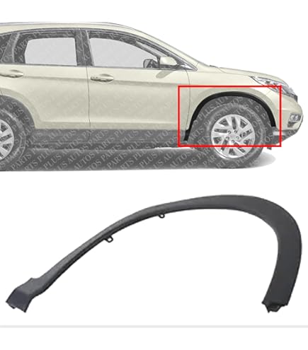 Rear Right Wheel Arch Molding For Buick Encore 2013-2022 - Black Plastic Quarter Panel Trim, Part #95291864