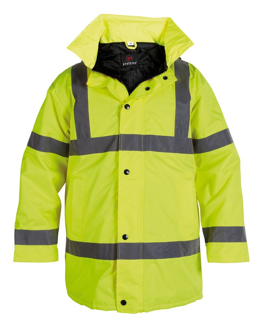 Himalayan HJ03-2XL PROFORCE Class 3 Hi-Vis Site Jacket, Yellow, 2XL Size