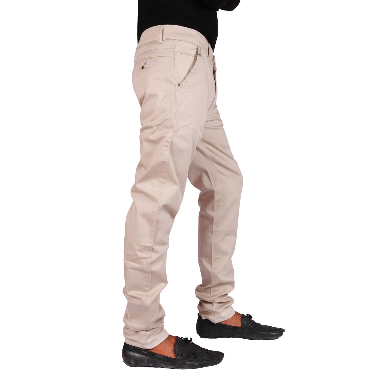 clivemont men's off white formal regular fit trouser cloc2