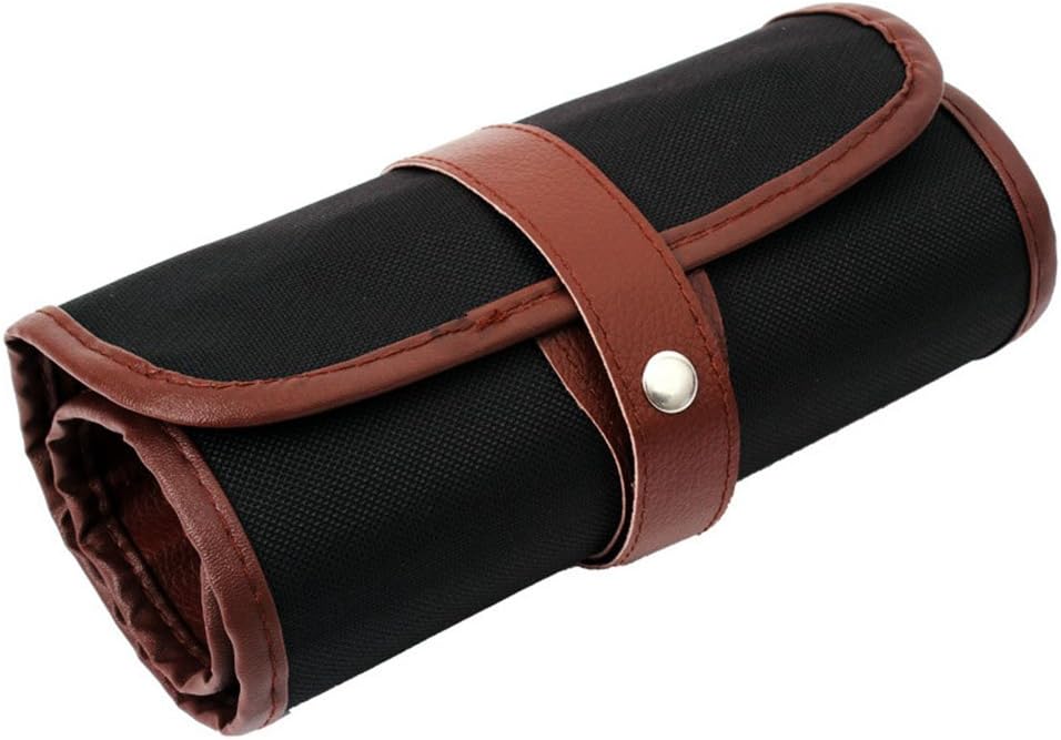 Canvas Pencil Wrap Large Capacity Pen Bag for Prismacolor 48 Slot Roll up Pouch Pencil Holder Organizer