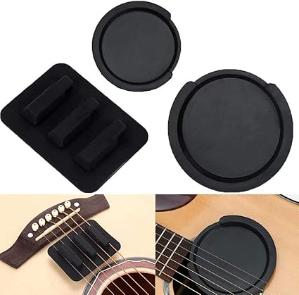 Amazon ギター消音 サウンドホールカバー ギター 弱音器 ミュート 消音 フィードバック防止 夜間練習ok 3個セット 楽器 音響機器 楽器