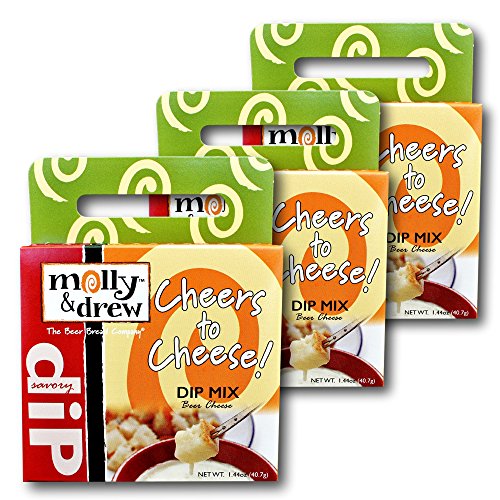 molly&drew Savory Dip Mix (3 Packs), Cheers To Cheese