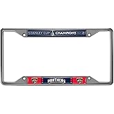 FANMATS 44464 NHL - Florida Panthers 2024 Stanley Cup Champions License Plate Frame