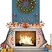 Sumind 4 Pieces Christmas Burlap Stockings Xmas Fireplace Hanging Stockings for Christmas Decoration DIY (Color Set 1)
