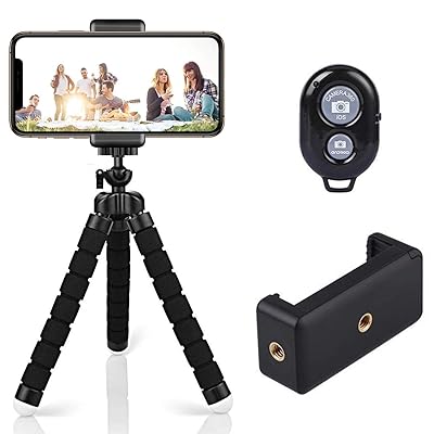 Buy Maexus Phone Tripod Camera Flexible Tripod With Bluetooth Remote And Universal Clip 360 Adjustable Mini Travel Tripod Portable Camera Stand Holder For Father S Day Online In Germany B093sm158h