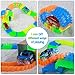 EFOSHM Twister Tracks Mega Set with 2 LED Race Car and 240 pieces Flexible, Bendable track, Magic tracks Glow in the Dark Race 11ft