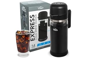 VINCI Express Cold Brew, Electric Cold Brew Coffee Maker in 5 minutes, 4 Brew Strength Settings & Cleaning Cycle, Easy to Use