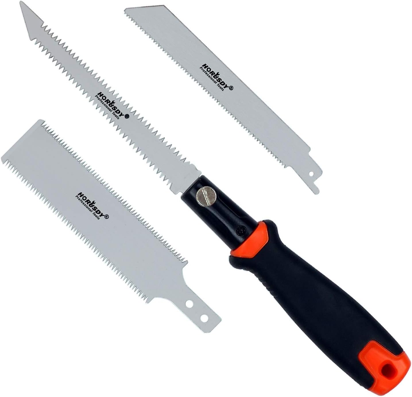 HORUSDY 3in1 Drywall Hand Saw, 6" HCS Drywall Jab Saw For Cutting