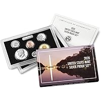 2020 S U.S. Mint 10 Coin Silver Proof Set - OGP box and COA Proof