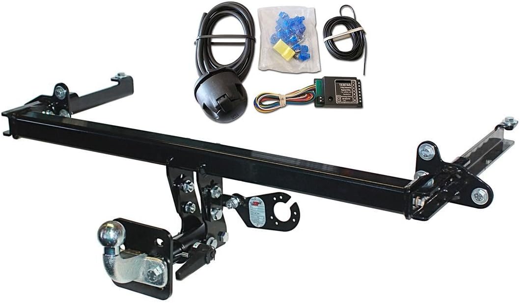 Umbra Rimorchi Towbar Fixed Disposal With Ball & Hook, changeable with 7 pin Bypass Relay for Toyota Hilux Pick-Up 2-4doors 2-4WD 2016 onwards UT390COR34ZSFMM/WU800UK1