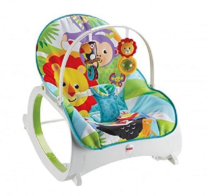 FisherPrice FMN39 InfanttoToddler Rocker, Baby Bouncer Chair and Rocker, Suitable for New
