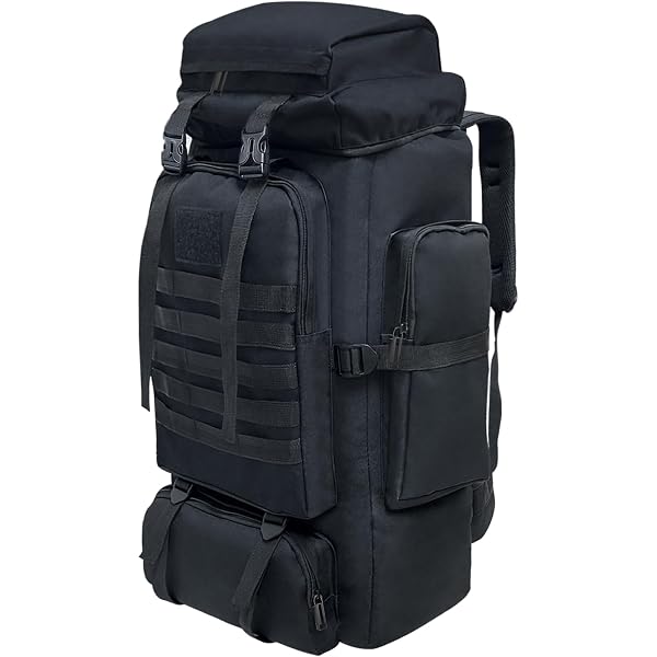 Outdoor Plus Großer Camping Rucksack 70-85L – Wasserdicht, Mit MOLLE-System – Für Wandern & Travel