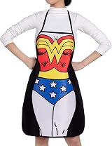 Cycorld Funny Apron Set for Couples - Superman + Wonder Woman, 2pcs view 9