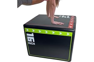 Plyometric Jump Box, Shockproof Multifunctional Plyometric Jump Box, Boxes Jumps for Home Gym, Jumping Training Tools, Gym Wo