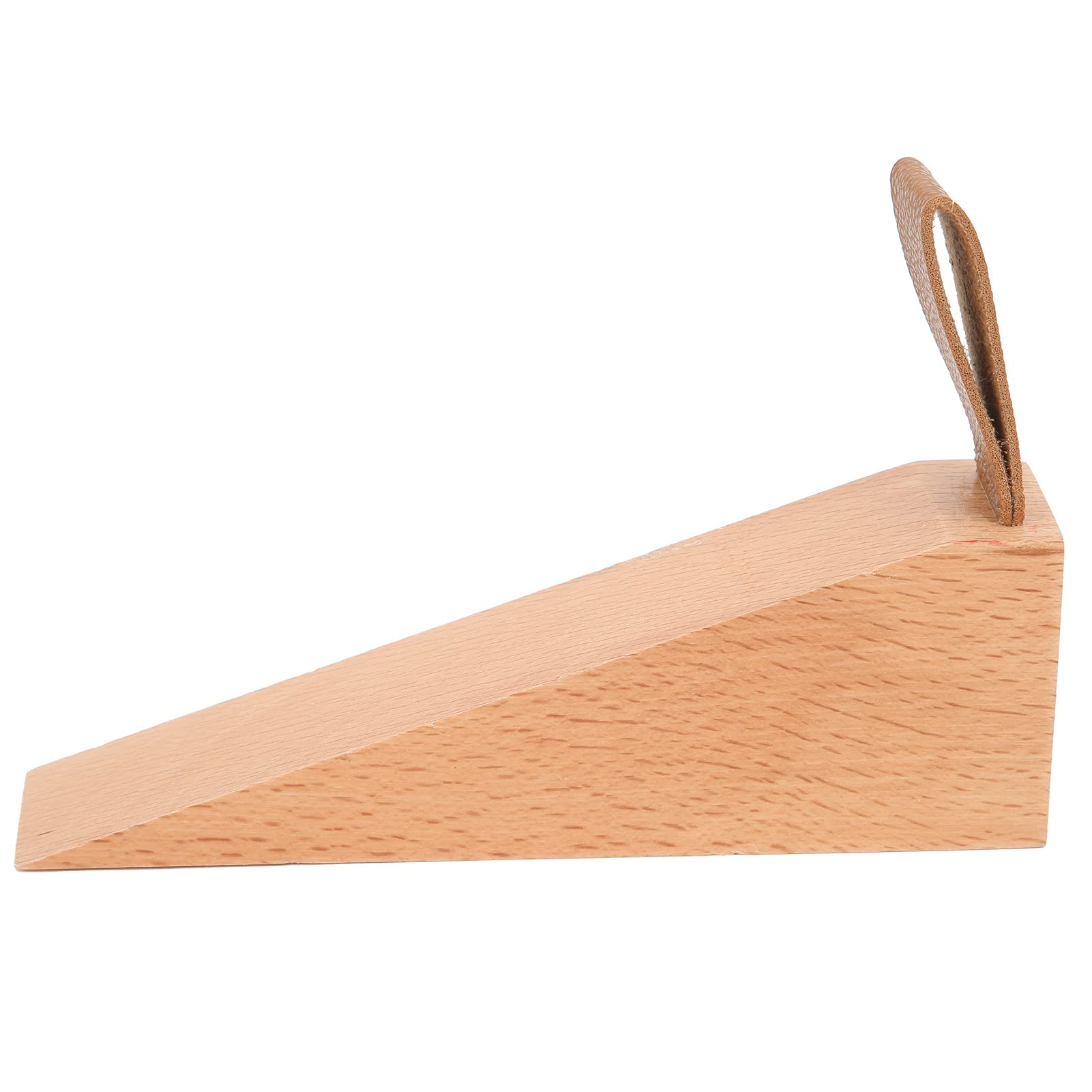 Wooden Door Stopper, Solid Wood Stable Flexible Door Holder Firm Practical with Anti Skid Pad for Schools for Homes for Offices for Restaurants(Large)