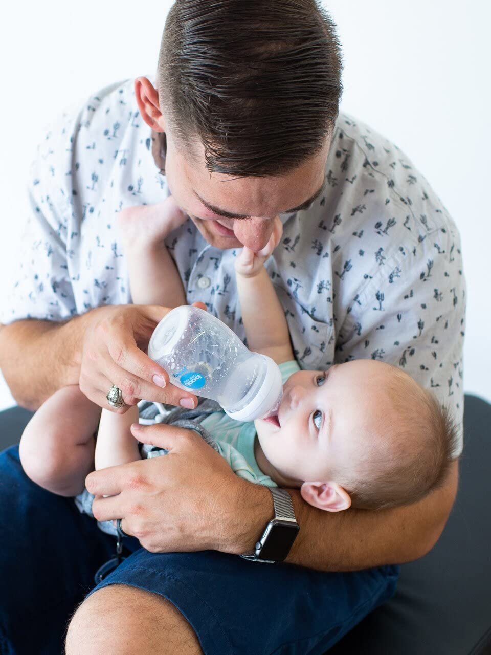 Joovy Boob Baby Bottles Made from Durable, Medical-Grade PPSU with CleanFlow Vent Technology to Prevent Nipple Collapse, Negative Pressure, and Colic Symptoms (5oz, 2pk)