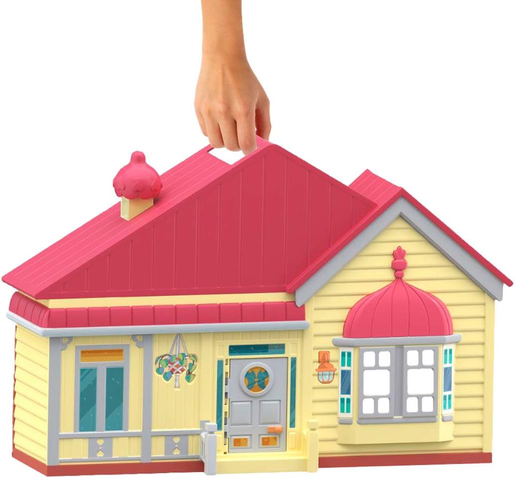 Bluey Family Home Playset with 2.5" poseable Figure, Multicolor (13024): Toys & Games