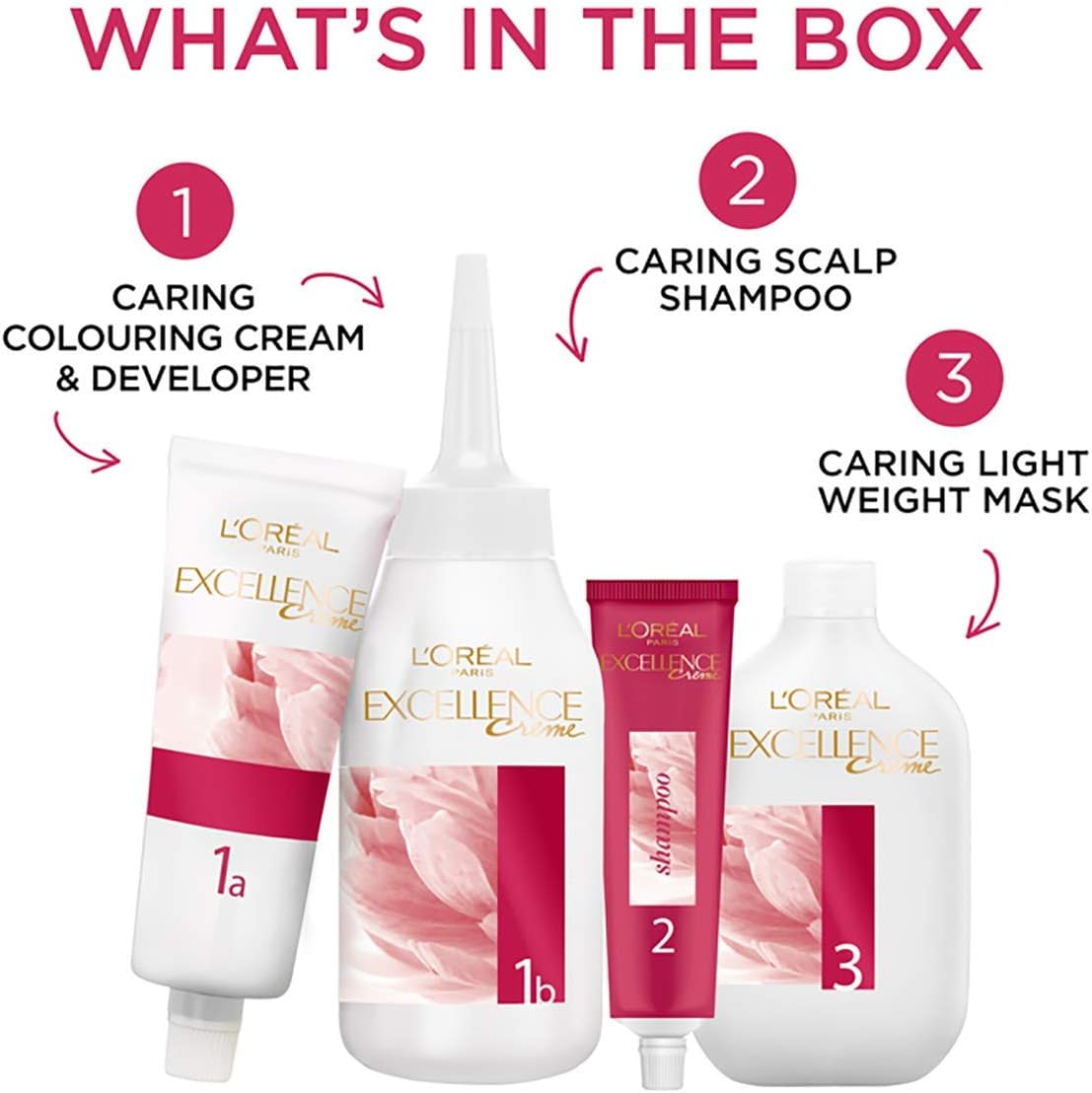 L'Oréal Paris Excellence Crème Permanent Hair Dye, Radiant At-Home Hair Colour with up to 100% Grey Coverage, Pro-Keratin, Up to 8 Weeks of Colour, Pack of 3, Colour: 03 Ultra-Light Ash Blonde - Image 3
