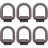 D-ring Tie Downs 10-Pack 3/8" D-Ring Weld-On Tie Downs - 5000 Lb Capacity For ATV, Motorcycle, Trailer, Truck Weld Racing Car & Truck Trailer Hitches - Foto 4