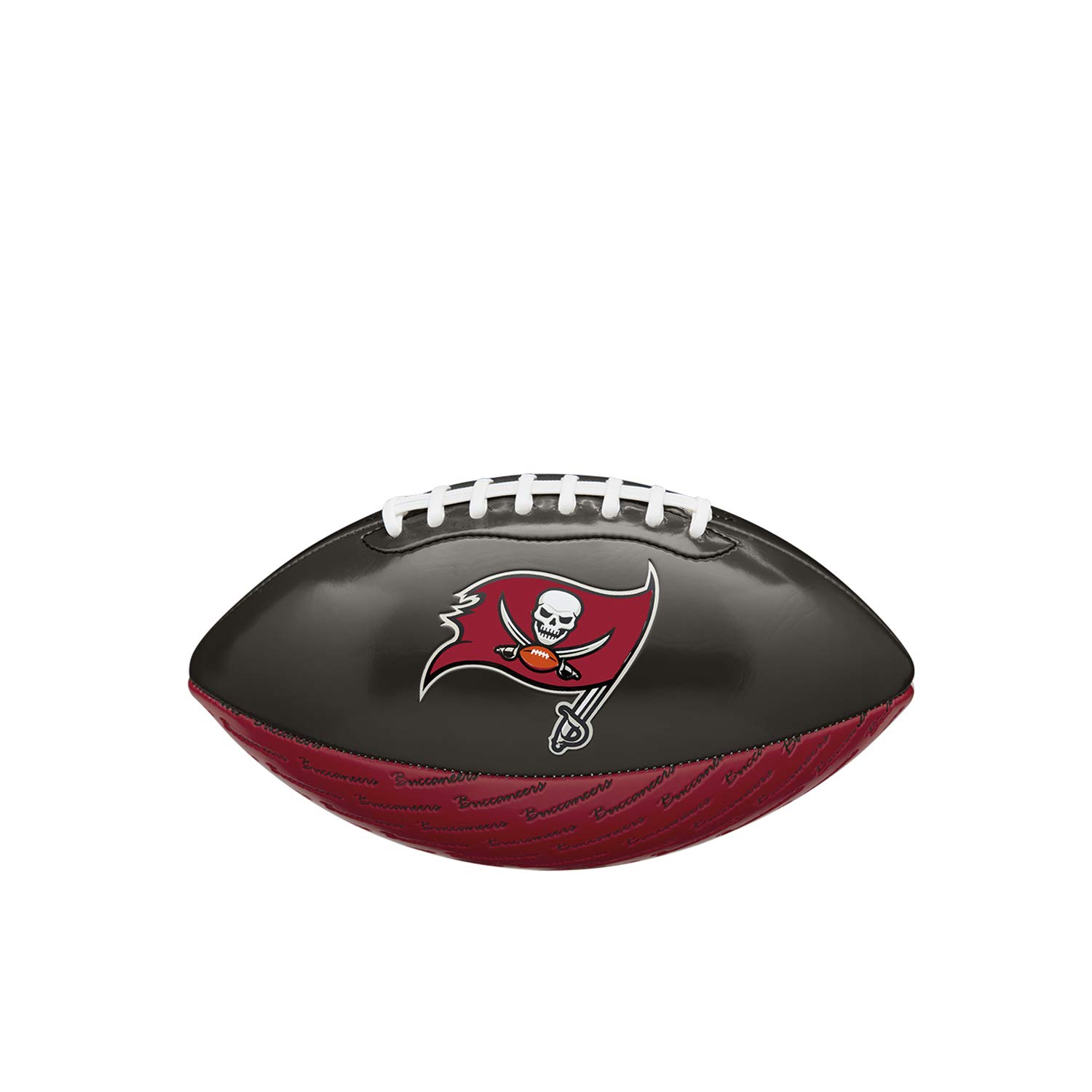 Wilson NFL CITY PRIDE American Football, Tampa Bay Buccaneers, Mixed Leather, For Recreational Players, Green/Red, WTF1523XBTB