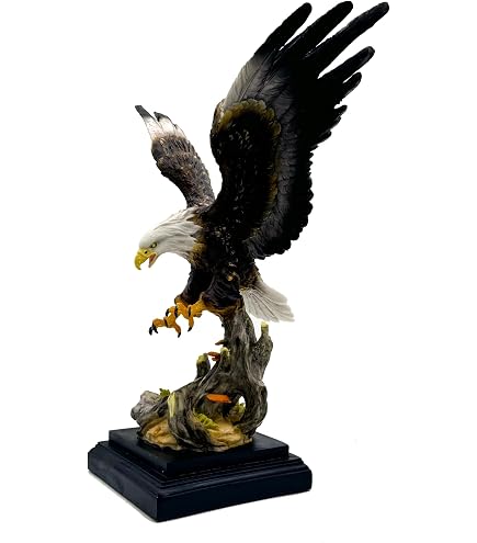 Veronese Design Wanderfalke Skulptur – 25,4 Cm, Antik-Bronze-Finish, 3 Kg, Handbemalt