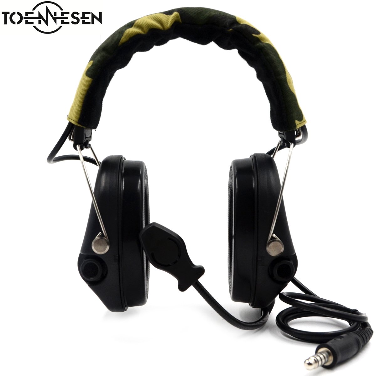 Electronic Earmuff with Noise Cancelling Construction for Hunting