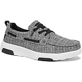 OrthoComfoot Women's Orthopedic Walking Shoes Slip On Loafers: Comfortable Orthotic Shoes with Arch Support for Flat Feet, Casual Plantar Fasciitis Deck Loafers for Heel and Foot Pain Relief