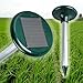 BaiFM Ultrasonic Solar Pest Repeller Mouse Mice Mole Gopher Repellent for Outdoor Lawn Garden 2pcs