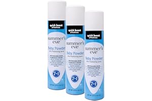 Summer's Eve Baby Powder Freshening Deodorant Spray, 2 Oz (Pack of 3)