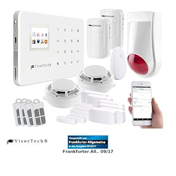 Wifi Touch Funk Alarmsystem Haus Alarmanlage Gsm Bewegungsmelder