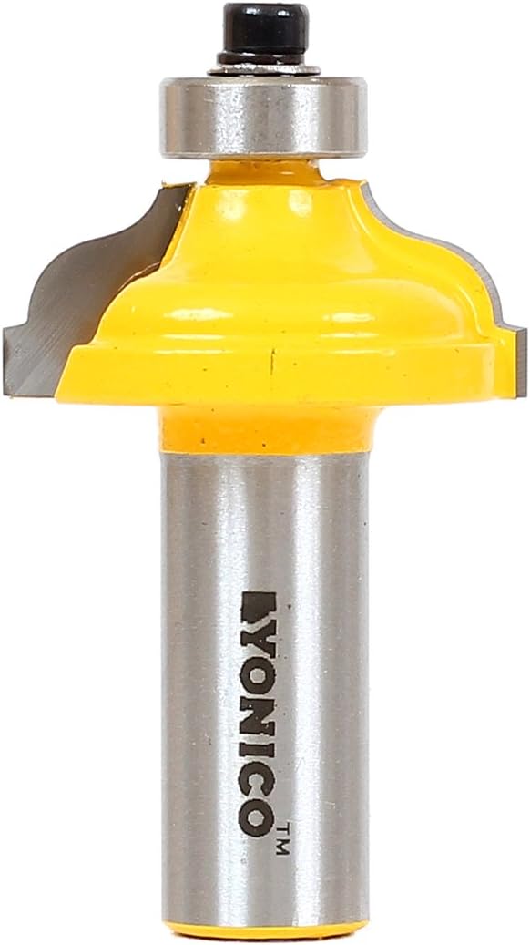 Yonico 13179 - Ogee Fillet Edge Forming Router Bit, Cutting Depth: 5/16" - 1/2" Shank, 1/2 Inch