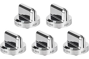 5PCS Range Stove Oven Control Knobs Replacement 316564509 Fit for Frigidaire FGGF3035RFA/B/C/D