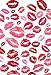 Laeacco Customizable 3x5ft Vinyl Photography Lips Theme Cartoon Children Girls Lovers Adults Portraits Background Attractive Photo 1x1.5m Studio Backdrop