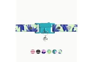 Kittyrama Botanicals Lotus Cat Collar. Award Winning. Hypoallergenic, Quick Release Breakaway, Comfy & Soft. Vet Approved. Other Styles Available