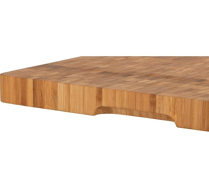 Living Large Solid Wood Butchers Block Chopping Board Amazon.co.uk