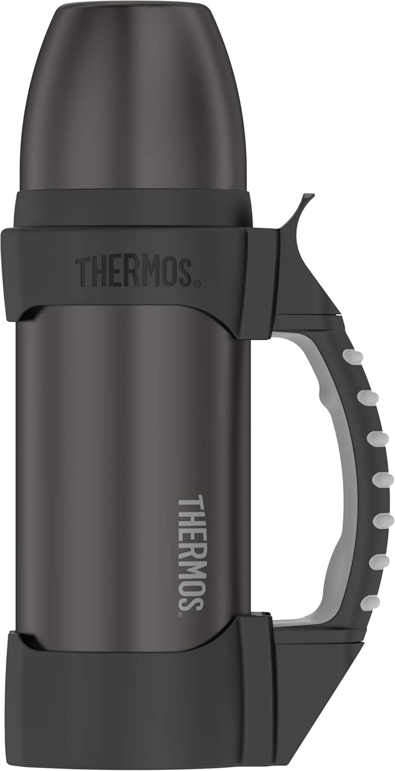Thermos 2510GM2 Rock Work Series 1.1 Quart Stainless Steel Beverage Bottle Gun Metal 1.2 Gunmetal Thermos 2510GM2 Rock Work Series 1.1 Quart Stainless Steel Beverage Bottle Gun Metal 1.2 Gunmetal