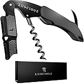 LUSCIOUZ Zero Resistance THE HELIX Corkscrew Silent Wine Bottle Opener Waiters Corkscrew Wine Key Made in Japan