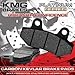 KMG 2006-2007 Harley FLHX FLHXi Street Glide Front + Rear Carbon Kevlar Organic NAO Brake Pads Set